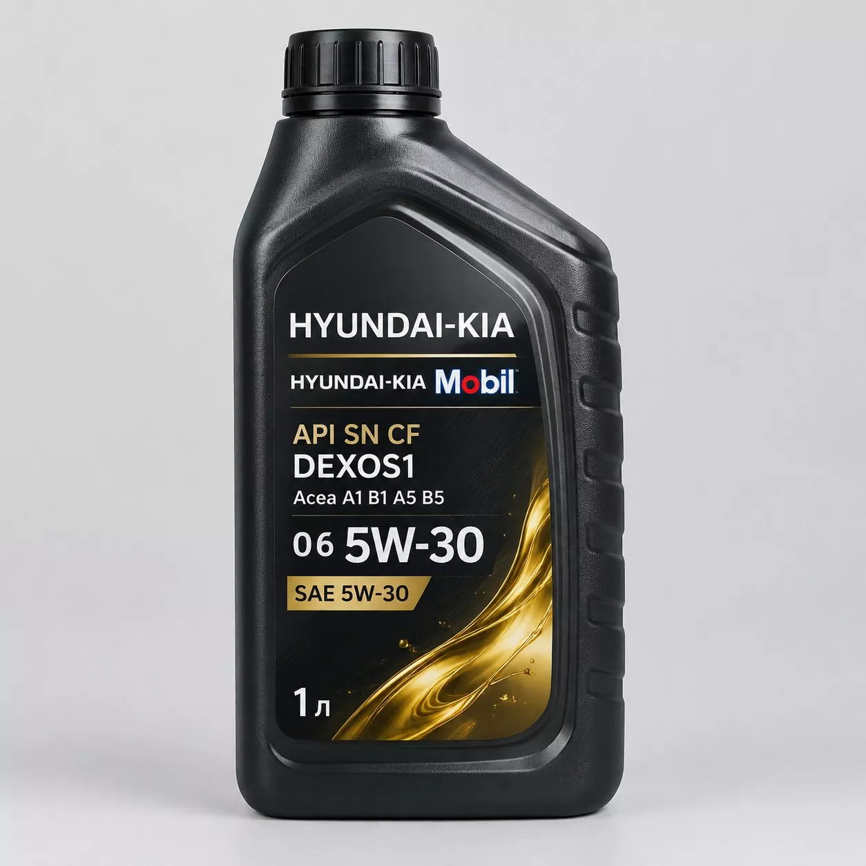 HYUNDAI-KIA Mobil API SN CF DEXOS1 Acea A1 B1 A5 B5 0 6 5W-30, 1 л HYUNDAI-KIA Mobil API SN CF DEXOS1 Acea A1 B1 A5 B5 0 6 5W-30, 1 л