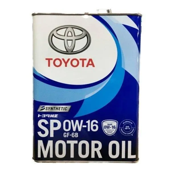 TOYOTA SN 0W-16, 4 л TOYOTA SN 0W-16, 4 л