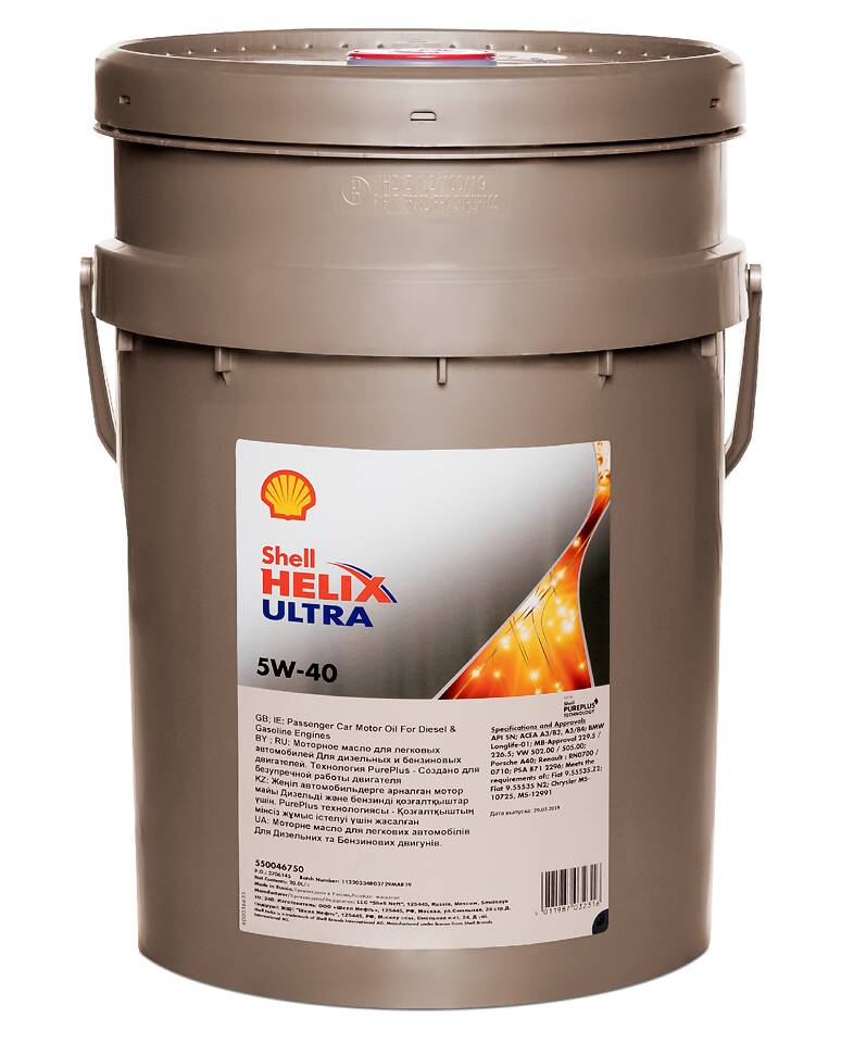 SHELL LHEL124P01 МАСЛО МОТОРНОЕ